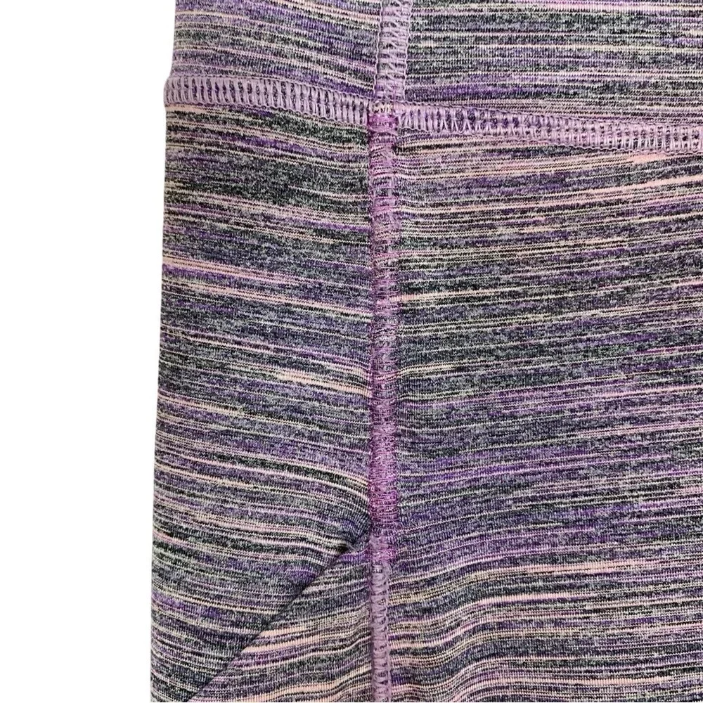 Lululemon Speed Tight IV Womens 4 Small Space Dye Camo Tender Violet Black Grape